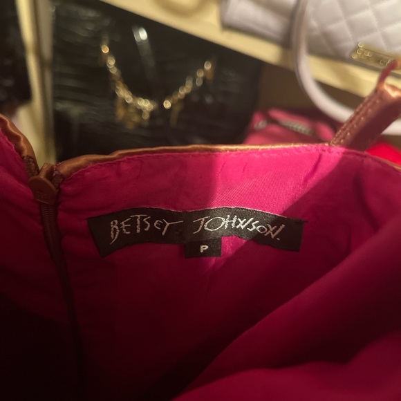 VTG Betsey Johnson Floral Embroidered dress - Picture 3 of 4